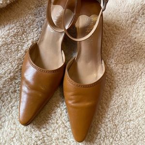 Franco Sarto leather wedges
